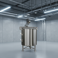 Cuve de mélange électrique à vapeur 500L 1000L 5000L, cuve de mélange à double enveloppe avec agitateur, cuve de mélange en acier inoxydable ODM