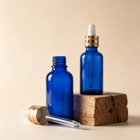 Vente en gros d'usine - Flacons compte-gouttes en verre transparent de 5 ml/10 ml/30 ml avec bouchon à vis pour huile essentielle et sérum cosmétique