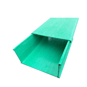 Fiberglass Cable Trays Trough And Ladder Type Fire Retardant Green For Chemical Plants High Speed Conduits - Product Image 5