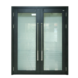 Porta d'ingresso anteriore a prova di fuoco in acciaio doppio <span class=keywords><strong>Design</strong></span> moderno - Product Image 6