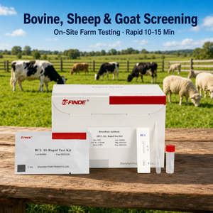 Kit per Test Rapido Anticorpi Brucellosi per Bovini Ovini Caprini, Sangue Intero Siero Latte, Screening Veterinario, 20 Test - Product Image 1