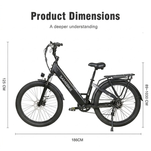 Nueva <span class=keywords><strong>Bicicleta</strong></span> Eléctrica <span class=keywords><strong>Samebike</strong></span> RS-A01 para Hombre, 27.5 Pulgadas, Llanta de 7 Radios, 36V 15AH 250W - Product Image 3