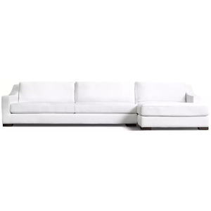Divano Sezionale Minimalista da Interno con Cuscini in Spugna ad Alta Densità, Divano <span class=keywords><strong>Modena</strong></span> con Braccioli Inclinati per Arredamento Suite Hotel - Product Image 4