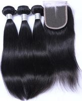 Extensions de cheveux humains 100 % naturels Remy indiens, doux, double trame, compatibles permanente et toutes les couleurs, pour usage quotidien féminin