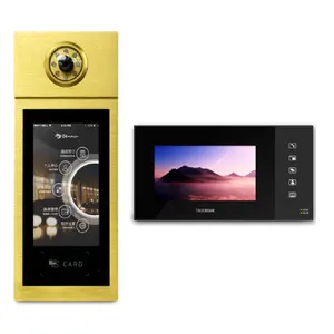 Video-Türklingel in Fabrik qualität 7 ''Touchscreen-Außenstation Digital Wired IP-basiertes Video-Intercom-System