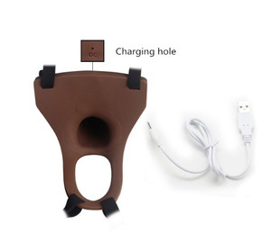 Consolador con correa de silicona artificial realista para hombres, vibrador de Control remoto grande enorme, consolador hueco portátil para uso Gay - Product Image 4