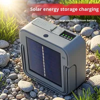 Lampe LED portable ultra-puissante avec panneau solaire magnétique, indice IP65, randonnée, camping, pêche, jardin, lumière d'urgence
