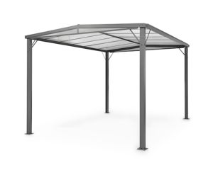 YASN, pérgola híbrida de acero de tamaño personalizado, cubierta de techo de PC para Villa/cafetería, soporte de diseño antioxidante y resistente al viento - Product Image 6