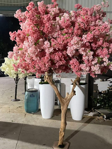Albero di Ciliegio Artificiale Realistico in Plastica Durevole di Alta Qualità Personalizzato, Alto 2m, Rosa <span class=keywords><strong>Sakura</strong></span> per Feste ed Eventi del Ringraziamento - Product Image 4