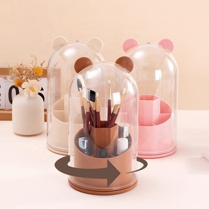 ที่วางแปรงแต่งหน้าแบบหมุนได้ 360 องศา Icen B64 พร้อมที่จัดระเบียบแบบ 5 ช่องสำหรับเครื่องสำอางและดินสอ - Product Image 6