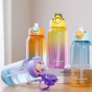 Custom logo Creative Fruit Flavored Bpa Free Smell Scent <b>Drinking</b> <b>Plastic</b> Water Bottle with Taste Flawour Flavor Pod - Product Image 5