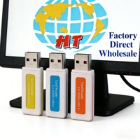 Lector de Tarjetas de Memoria SD/Memory Stick/MS/M2 TF Multifunción 4 en 1 de Alta Calidad y Alta Velocidad, Adaptador Externo USB 2.0 Todo en Uno