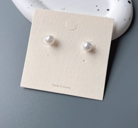 Cartes d'emballage de bijoux personnalisées haut de gamme imprimées en offset 4 couleurs avec logo en relief/en creux, taille personnalisée pour boucles d'oreilles, pinces à cheveux, colliers