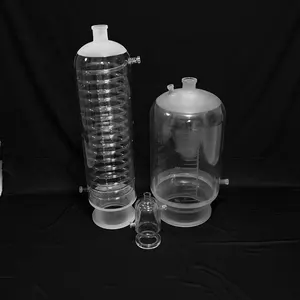 Customized high-temperature and corrosion-resistant quartz glass tube quartz reactor