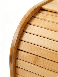 Bamboo Eco-Friendly Multifunctional Bread Box Roll Top <b>Large</b> Capacity Natural Bread <b>Bin</b> Kitchen Countertop Dustproof Storage - Product Image 5