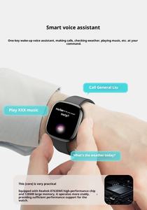 สมาร์ทวอทช์ 2025 P128 MAX หน้าจอ TFT 1.72 นิ้ว แบบสัมผัสเต็มรูปแบบ กันน้ำระดับ IP68 รองรับ Android และ IOS พร้อมฟังก์ชันวัดอัตราการเต้นของหัวใจและติดตามการออกกำลังกาย - Product Image 4