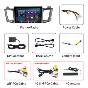 10 ''gps Navigator đơn vị đứng đầu Android đa phương tiện Carplay màn hình cảm ứng xe đài phát thanh <span class=keywords><strong>Player</strong></span> với <span class=keywords><strong>bluetooth</strong></span> cho Toyota Rav4 2013 ~ 2019 - Product Image 2