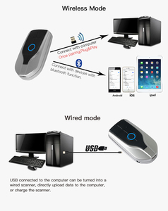 Xách tay không dây 2.4Ghz CMOS tiện dụng 1D 2D Máy Quét Mã Vạch Mini QR code Reader BT có sẵn - Product Image 3