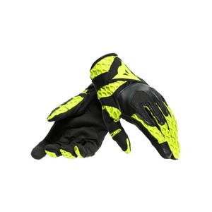 Guantes Dainese Air Maze Unisex Negros con Amarillo Fluorescente Talla XXL para Motociclismo - Product Image 1