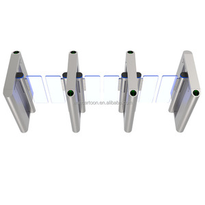 Tourniquets de sécurité à reconnaissance faciale pour contrôle d'accès, avec RFID et NFC, tourniquet rapide d'entrée, barrière pivotante pour salle de sport en acier inoxydable - Product Image 3