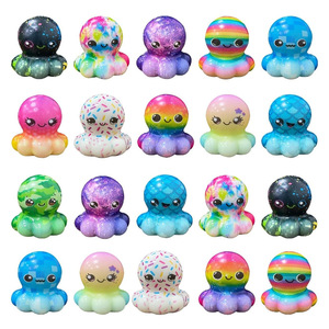 ของเล่นบีบสัตว์เล็กน่ารัก ของเล่นบีบคลายเครียด ขนมปังนึ่งบีบได้ ของเล่นบีบคลายความเครียด ของเล่นเสริมพัฒนาการประสาทสัมผัส - Product Image 1