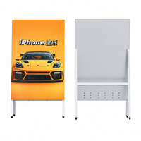 Écran d'affichage numérique LED extérieur étanche, panneau publicitaire double face autoportant pour événements commerciaux