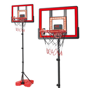 <span class=keywords><strong>Canestro</strong></span> da <span class=keywords><strong>Basket</strong></span> Pieghevole da Esterno - Tabellone Segnapunti Elettronico Silenzioso e Design per Schiacciate - Product Image 4
