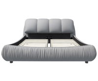 Prix de gros, lits king-size et queen-size de haute qualité, meubles de chambre à coucher modernes de luxe de style italien pour la maison