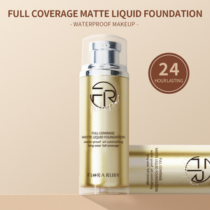 OEM ODM High Quality Waterproof Private Label Whitening Facial Makeup Full Coverage <b>Liquid</b> Foundation for Full Makeup - Product Image 5