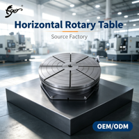 Table rotative horizontale manuelle de 1250 mm, table de travail rotative de grande taille, accessoires pour fraiseuse