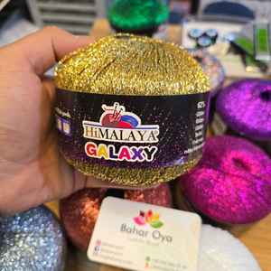 Fil fantaisie premium Himalaya Galaxy 310-03 Gold, produit 400g - Product Image 1