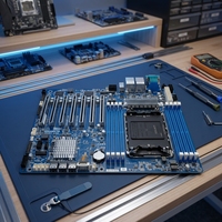 Placa Base para Servidor MS03-CE0 ATX LGA4677 Intel C741 Xeon 5.ª/4.ª Gen DDR5 PCIe Gen5