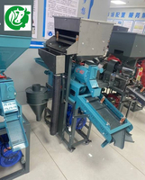 Multifunktionale Reismühle mit Motorantrieb 3,3KW Leistung 300kg/h Kapazität All-in-One-Maschine zum Zerkleinern, Steinentfernung und Vibrationsreduzierung