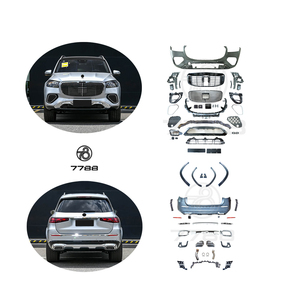 Kit Carrozzeria Stile Maybach 2024 per <span class=keywords><strong>Mercedes</strong></span> S B Enz GLS X167 2020-2025 Paraurti Anteriore Paraurti Posteriore, Aggiornamento Griglia - Product Image 1