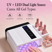 Lampe à ongles LED sans fil portable, puissance élevée personnalisée 108W, lampe UV LED intelligente, machine de séchage pour gel, sèche-ongles pour vernis à ongles