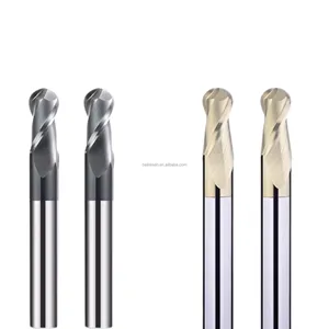 BKS คุณภาพสูงทังสเตนบอลจมูกมิลล์เครื่องตัด CNC เครื่องมือ Router บิต 2 ขลุ่ยบอลเอ็นมิลล์ที่กําหนดเองคาร์ไบด์เครื่องตัด