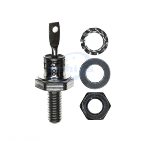 Single Diodes DIODE STANDARD 100V 25A DO203AA In Stock VS-25F10 Buy Electronics Components Online DO-203AA, DO-4, Stud - Product Image 1