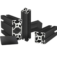 Personnalisé 2020 3030 4040 4545 5050 6060 8080 9090 100100 120120 Série Industrielle T Fente En Aluminium Extrusion Profil Accessoires