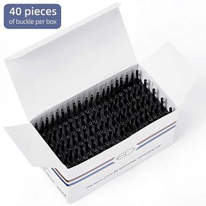 Machine à extensions <span class=keywords><strong>de</strong></span> cheveux en plastique 6D avec pinces et <span class=keywords><strong>boucle</strong></span> en C pour kit d'extensions <span class=keywords><strong>de</strong></span> cheveux sans trace <span class=keywords><strong>de</strong></span> 2e génération (40 pièces) - Product Image 3