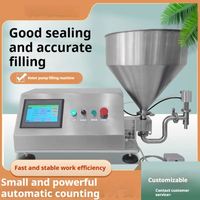 Distributeur rotatif semi-automatique de machine de remplissage de pâte de crème d'huile épaisse de piston de pompe à engrenages de rotor de lobe servo pour les liquides épais