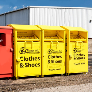 Public Outdoor Clothing <strong>Donation</strong> Storage <strong>Bucket</strong> with Standing Structure for Clothes Recycling <strong>Donation</strong> Bin for Charity - Product Image 4