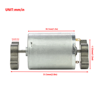 XYT 24MM 370 Micro couple élevé 6V/12V/24V 6000rpm/8500rpm moteur de Vibration à double arbre petite plate-forme prix bas