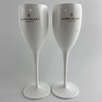 Seau refroidisseur de vin en acrylique blanc 4L pour les fêtes à domicile