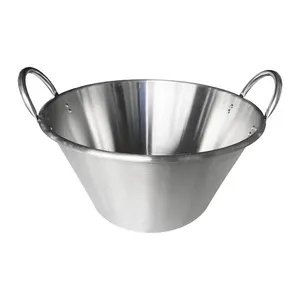 Factory commercial pot stainless steel Double bottom comales propiado para estufas ser tortillas camping