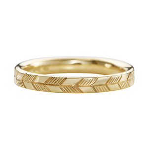 Custom logo Engraved 14k Rose Gold Plated Wedding 925 Sterling <strong>Silver</strong> Women Abstract <strong>Feather</strong> Engraving Small Band <strong>Ring</strong> - Product Image 2