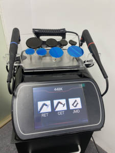 Fabrikpreis 448KHz Thermische Tiefenwärme Ganzkörper- und Brust-Blutzirkulation & Lymphdrainage für Körperkonturierung Hautstraffung - Product Image 6