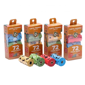 Venta al por mayor Eco-Friendly HDPE <span class=keywords><strong>EPI</strong></span> <span class=keywords><strong>4</strong></span> rollos desechables biodegradables bolsas para caca de perro - Product Image 1