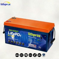 Batterie LiFePO4 Haute Capacité 25.6V 100AH Grade A 6K Cycles pour Chariot de Golf avec BMS Intelligent RS485 Prise Anderson CE RoHS IP67 Service OEM ODM