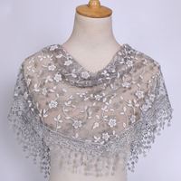Voile de tête pour décoration de fête, voile espagnol en dentelle florale pour femmes chrétiennes, mantille catholique, châle de messe pour la chapelle