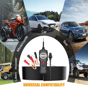 공장용 블랙 전기 LED 라이트 배터리 감지기 단락 회로 테스터 펜 범용 자동차 진단 도구 무선 LCD - Product Image 2